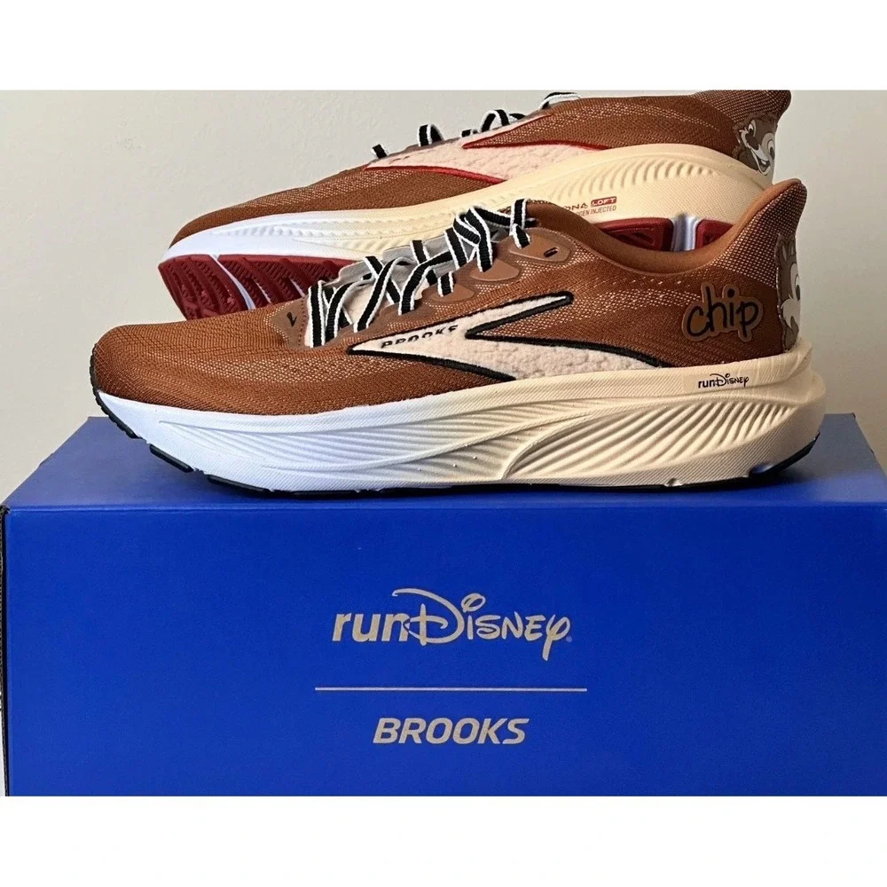 WDW RunDisney Brooks Chip & Dale Ghost 17 Shoes Womans SZ 8 Disney NEW